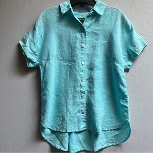 Tommy Bahama Short Sleeve Button-Up Linen short sleeve Shirt Sz XS
